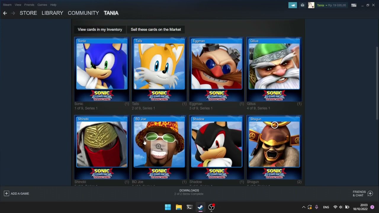 Collecting Steam Trading Cards and Crafting Steam Badges