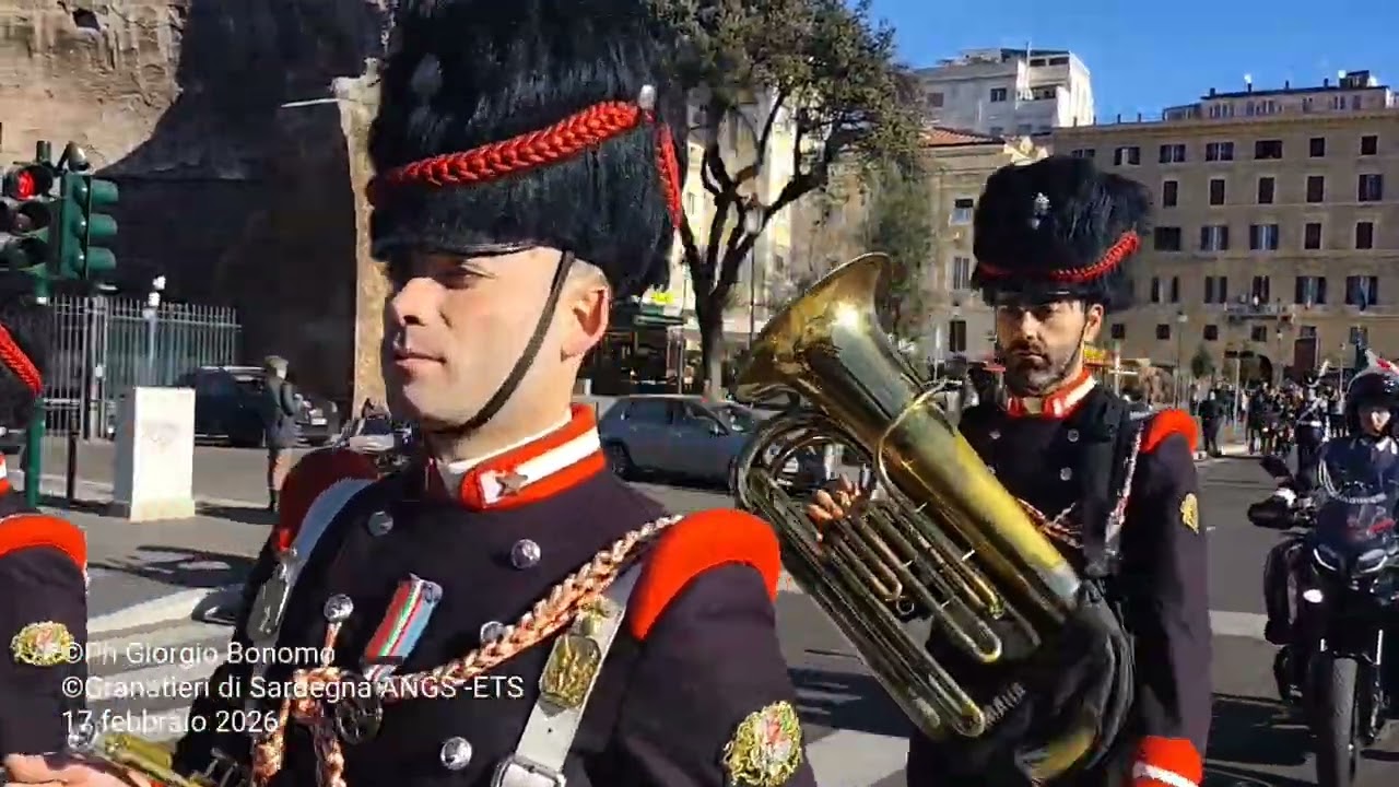 Granatieri di Sardegna ..Duca di San Pietro.Roma 17 febbraio 2026