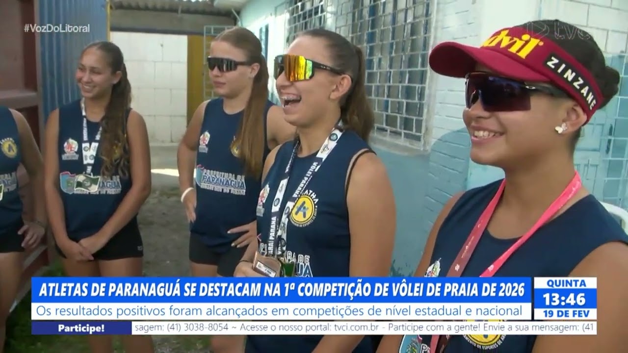 ATLETAS DE PARANAGUÁ SE DESTACAM NA 1ª COMPETIÇÃO DE VÔLEI DE PRAIA DE 2026