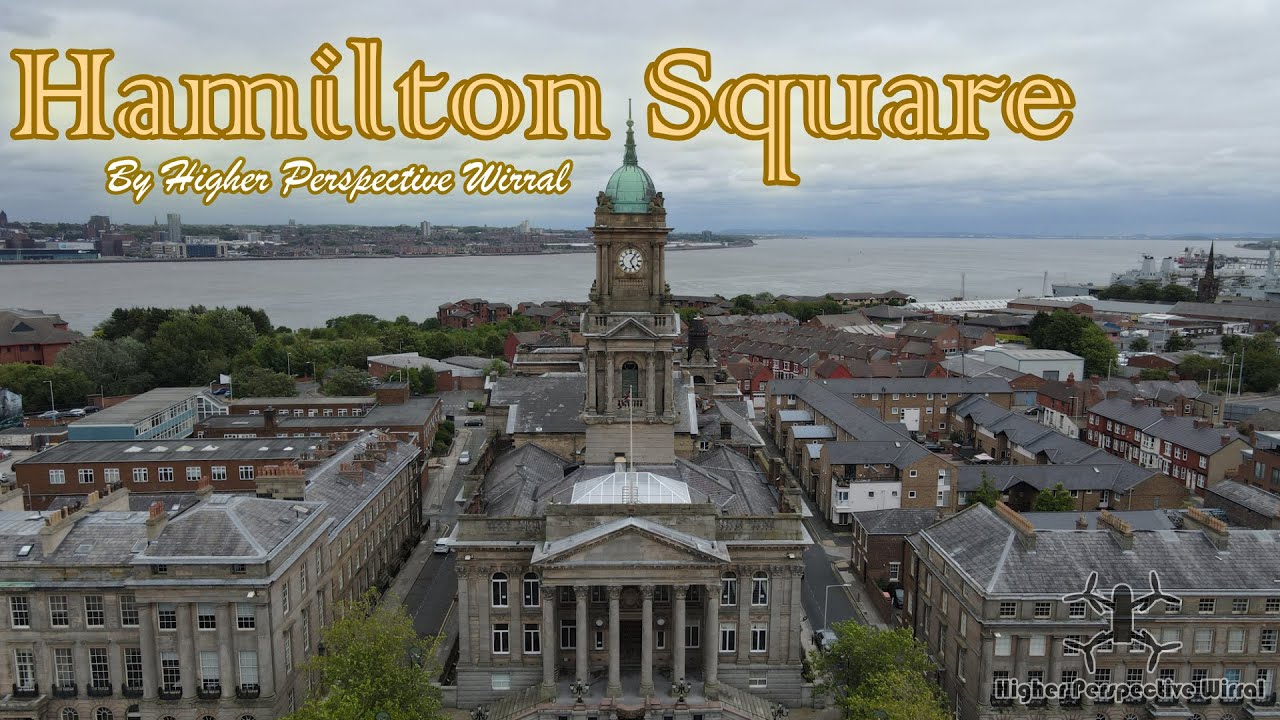 Birkenhead Hamilton Square by Drone - Higher Perspective Wirral [DJI Mavic Air 2]