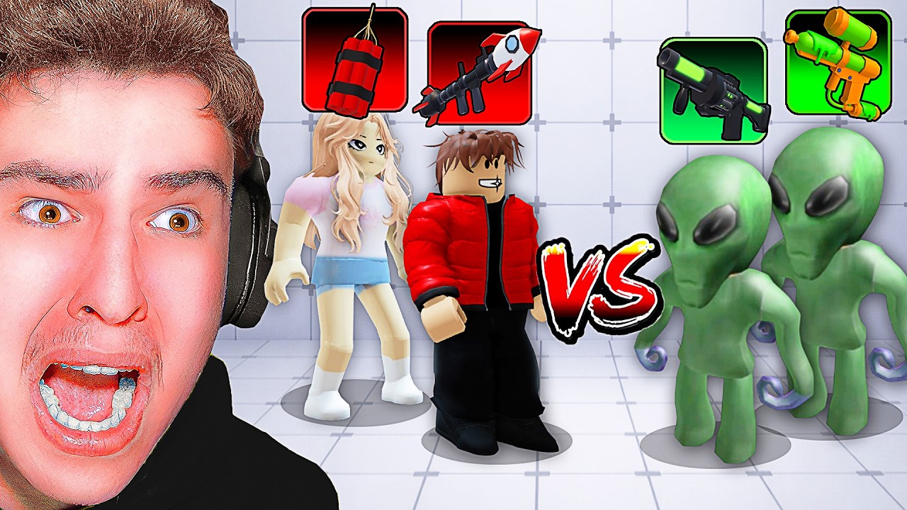 *OAMENI* vs. *EXTRATEREȘTRII* În Roblox Rivals... !