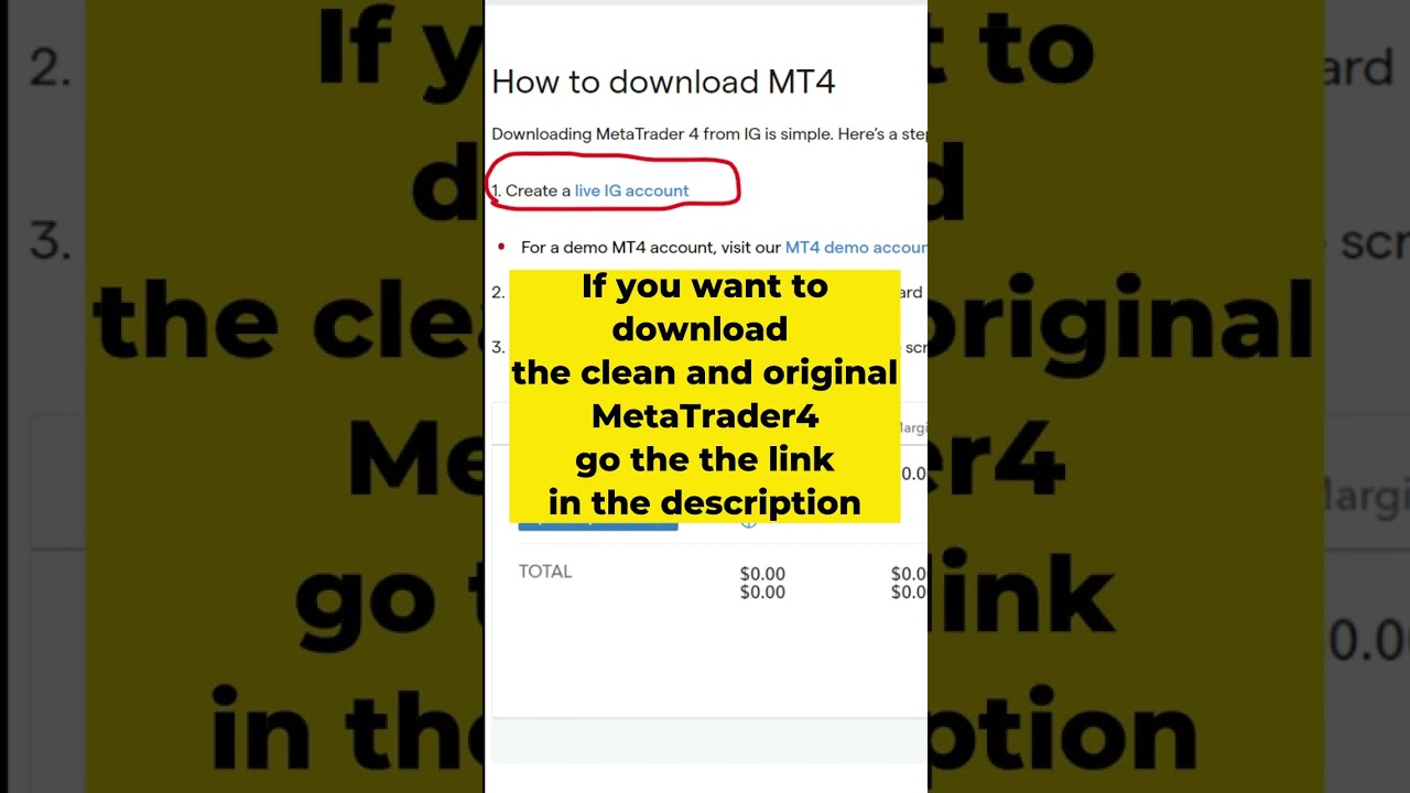 How to download MetaTrader4 in 2026! #shorts