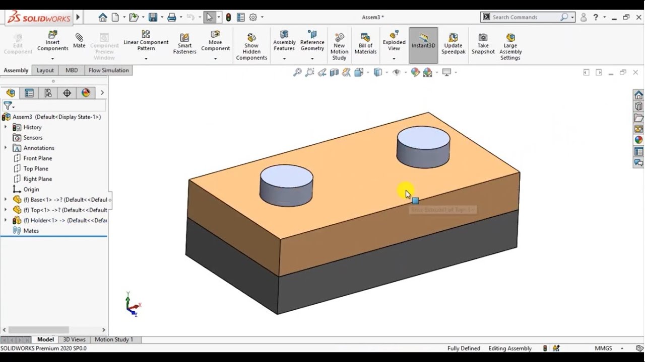 SOLIDWORKS Top Down Assembly Modeling