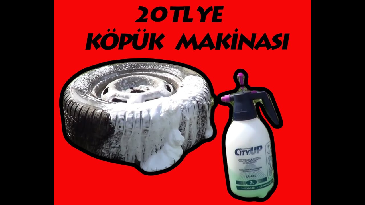 20 TL ye Araç Köpük Makinası yapımı