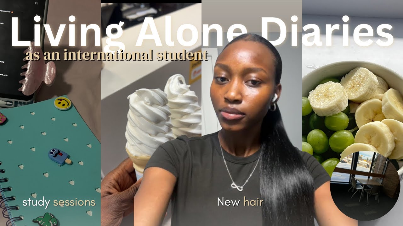 Living Alone in Canada 🇨🇦 as an international Student | Uni days, New hair, Work, Exams📚