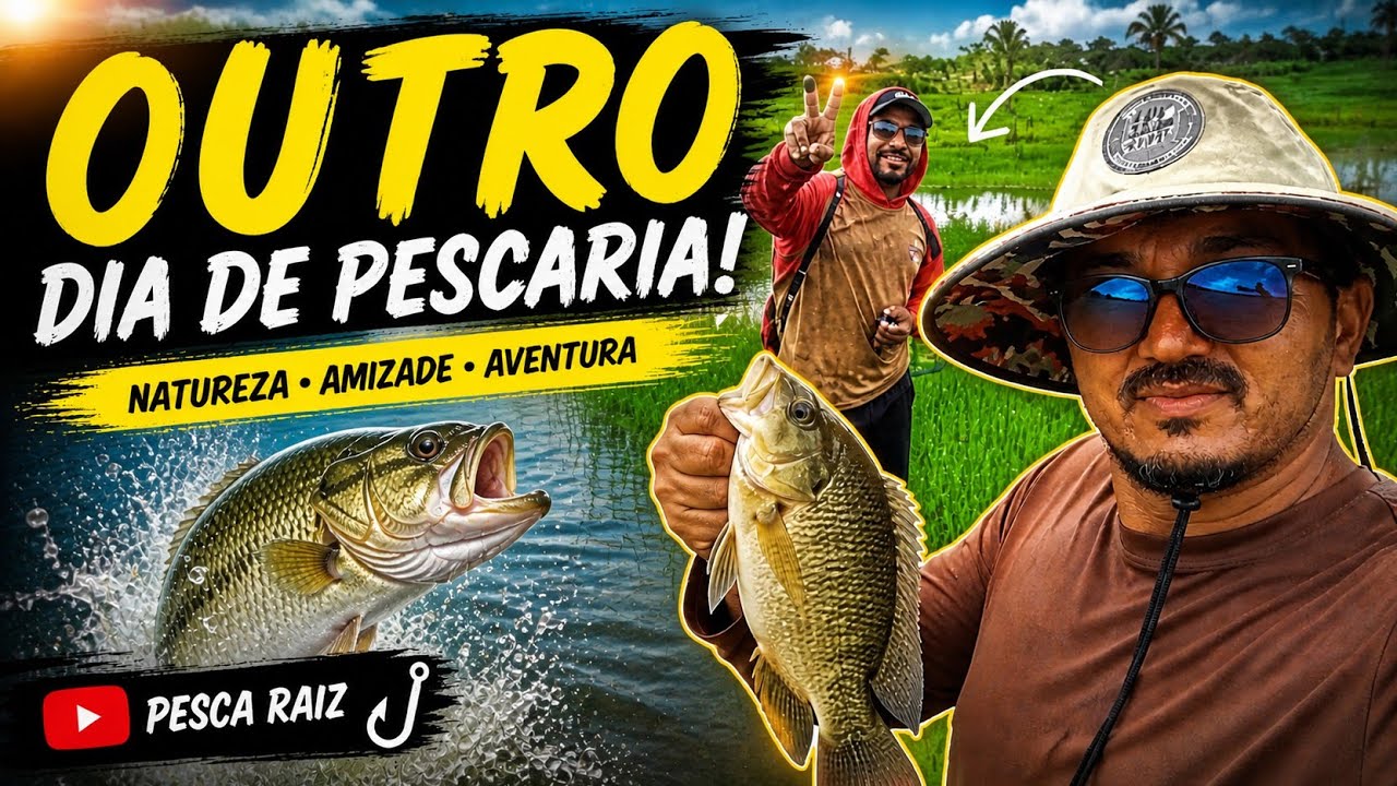 Pescaria: Fomos pegar uns peixes pra levar pra soltar na minha barragem... 🐠 🎣