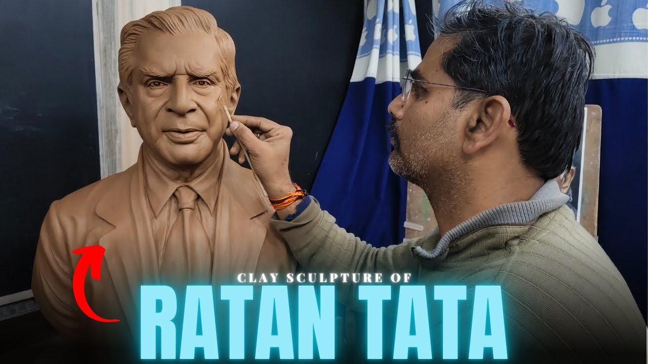Ratan Tata Sculpture. Artist Dharmendra Sharma.| RAJENDRA ARTS |