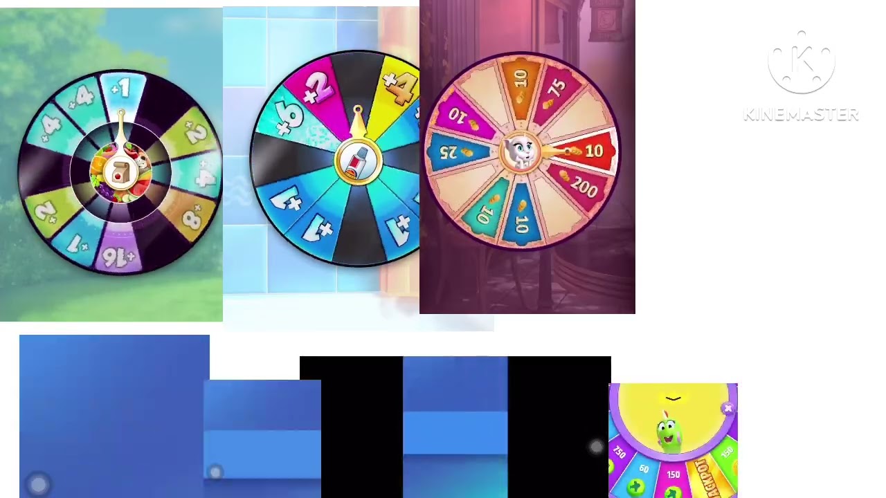 vs Talking Ginger vs Talking Ginger 2 vs talking Angela vs my Talking Tom 2 to spin the wheel
