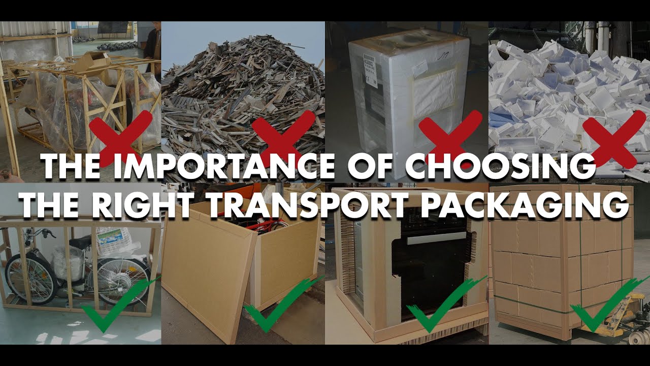 Goods protected across the logistics chain with biodegradable transport packaging solutions
