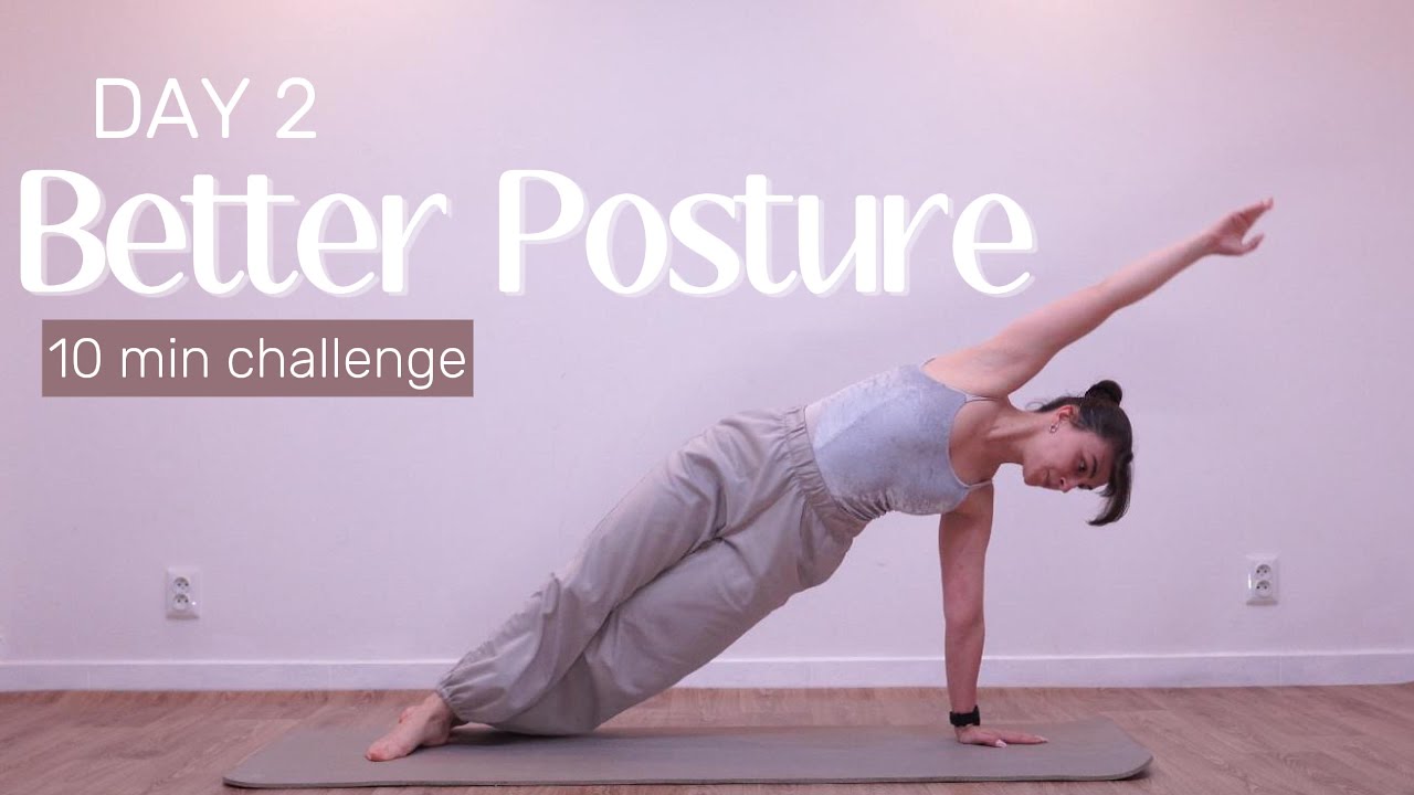 Better Posture Challenge — Day 2 | Core Activation for Posture (10 MIN)