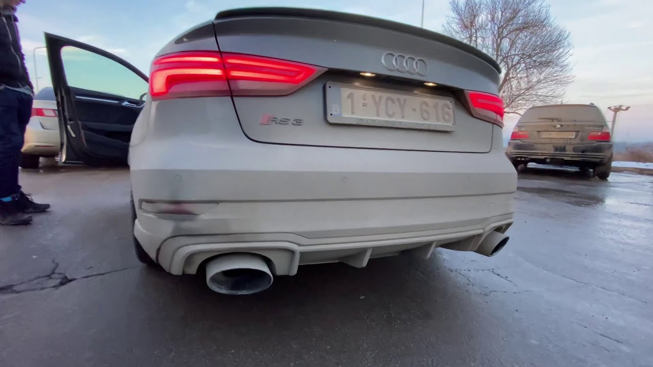 RS3 Milltek downpipe sound🎧