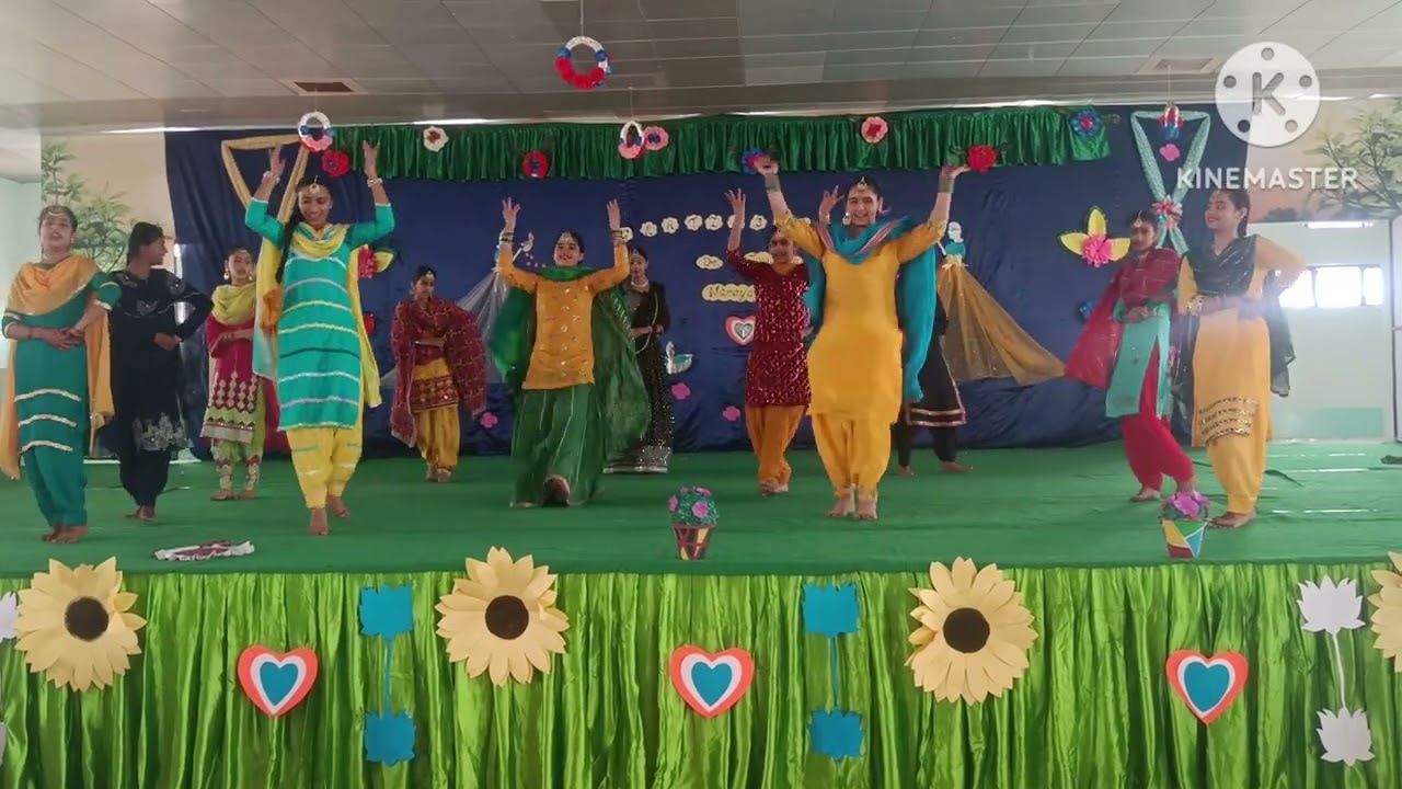 Punjabi dance||  St.Mary's Convent School Chamiyari Girls  #dance #bhangra #conventschool #girls