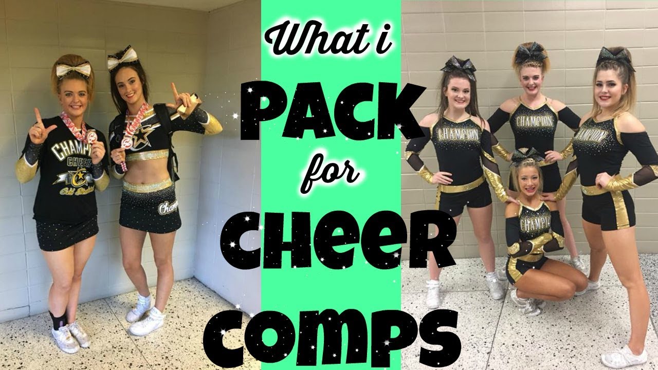 What I Pack for Cheer Competitions
