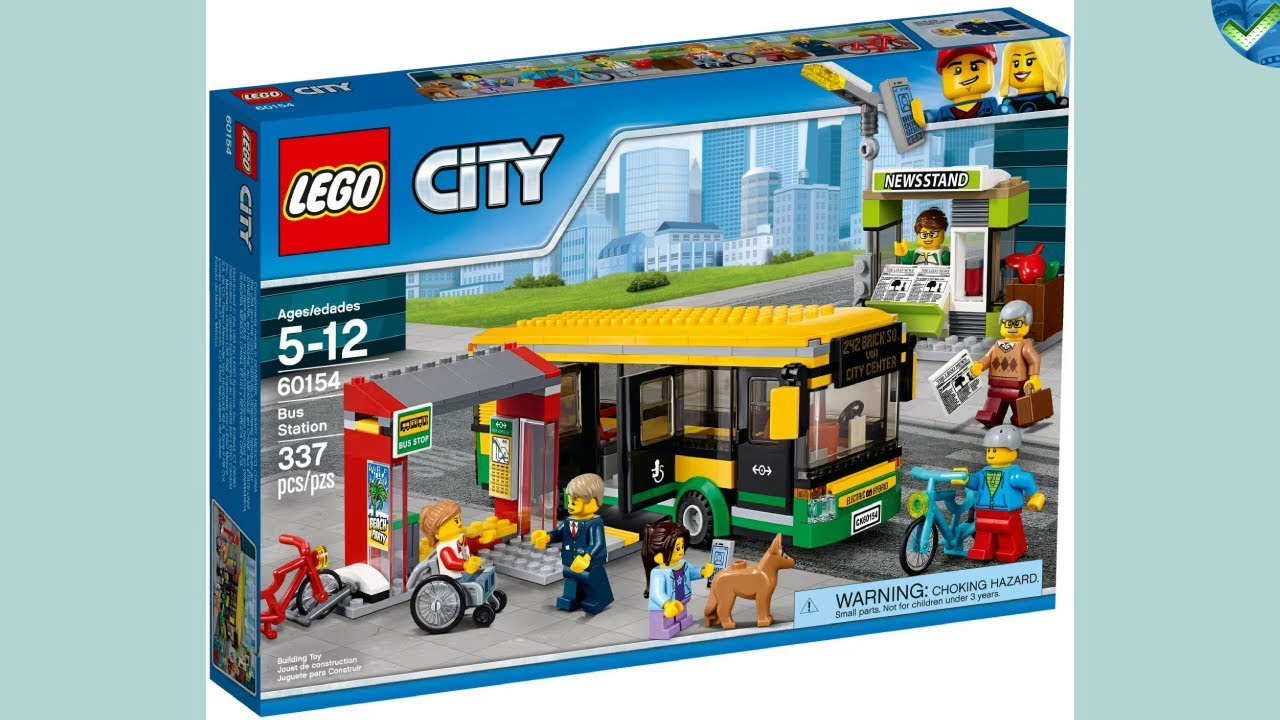 60154 Bus Station LEGO&reg; City Manual at the Brickmanuals Instruction Archive