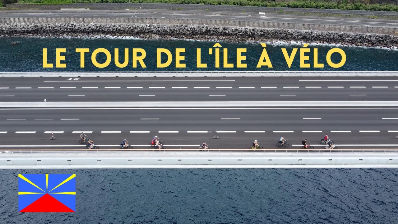 Le tour de l'île à vélo - Île de la Réunion 🇷🇪 EN DRONE