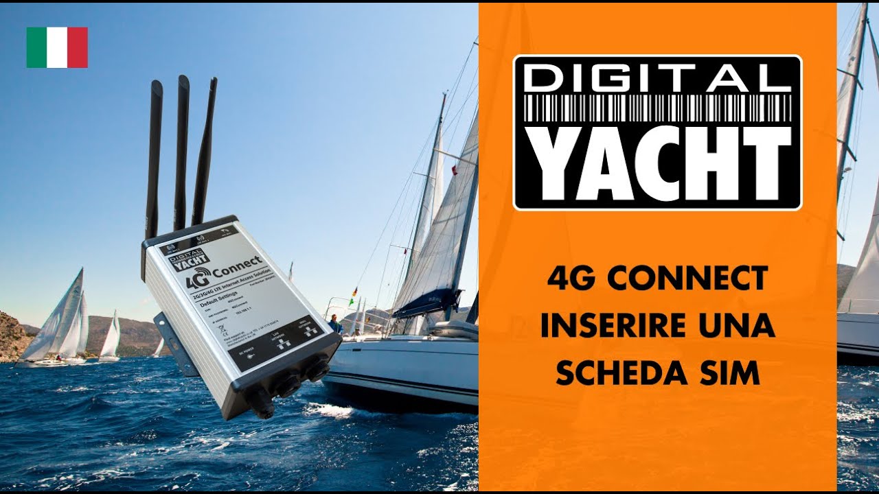 Come inserire una SIM nel 4G Connect – Digital Yacht Italia