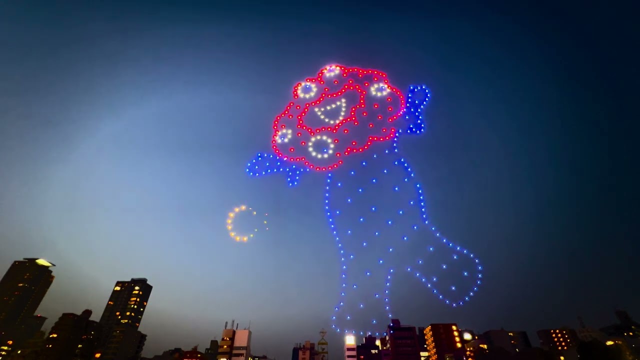 DRONE SHOW JAPAN PRESENTS STARMIRAGE IN OSAKA TEMMABASHI （ドローンショージャパン・プレゼンツ・スターミラージュ・イン・オオサカ・テンマバシ）
