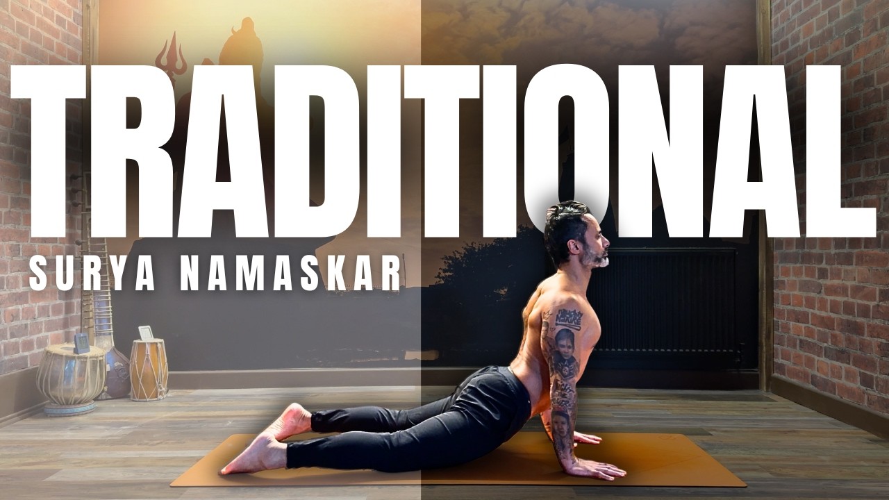 Traditional Surya Namaskar for All Levels | No Jumping Required ☀️
