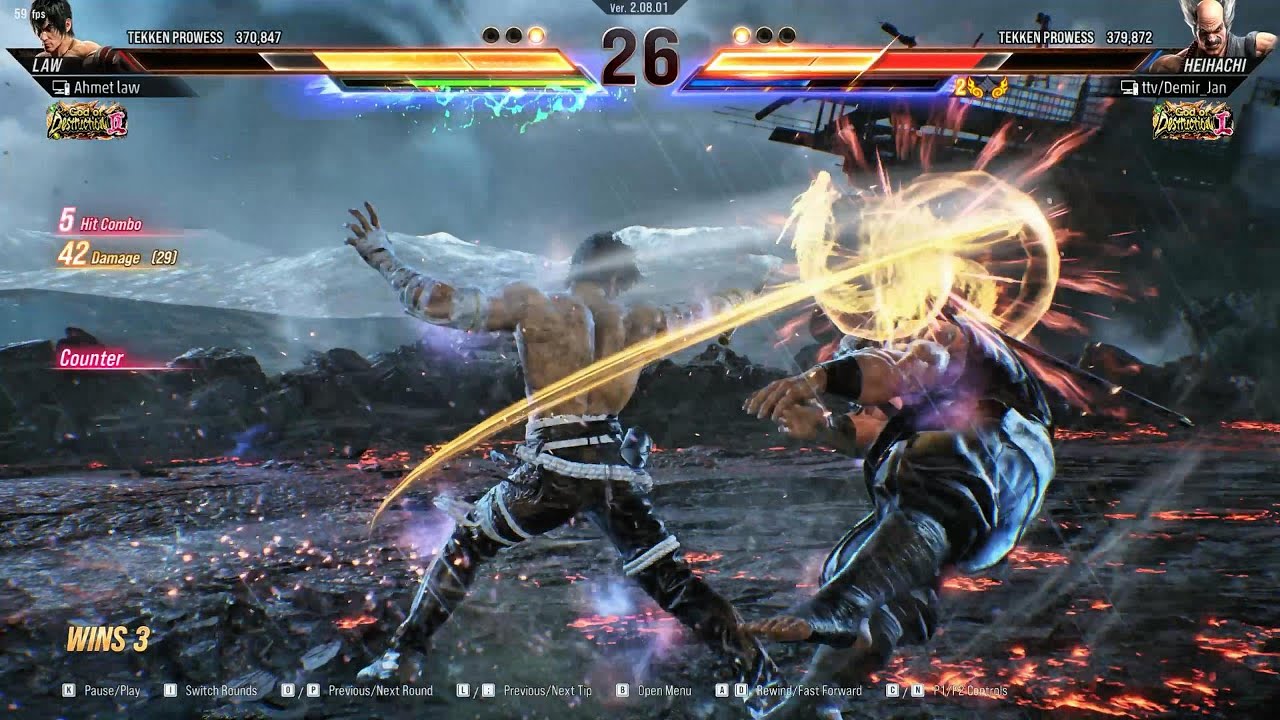 Tekken 8 law online (Ranked) (Ahmet law) vs (Demir jan) Matchs Part2