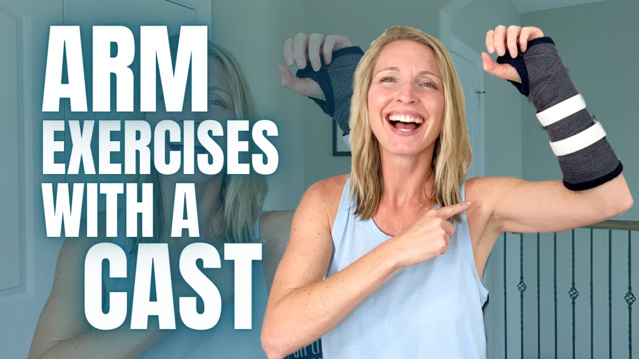 Shoulder Exercises with a Cast (Do These Sitting or Standing!)