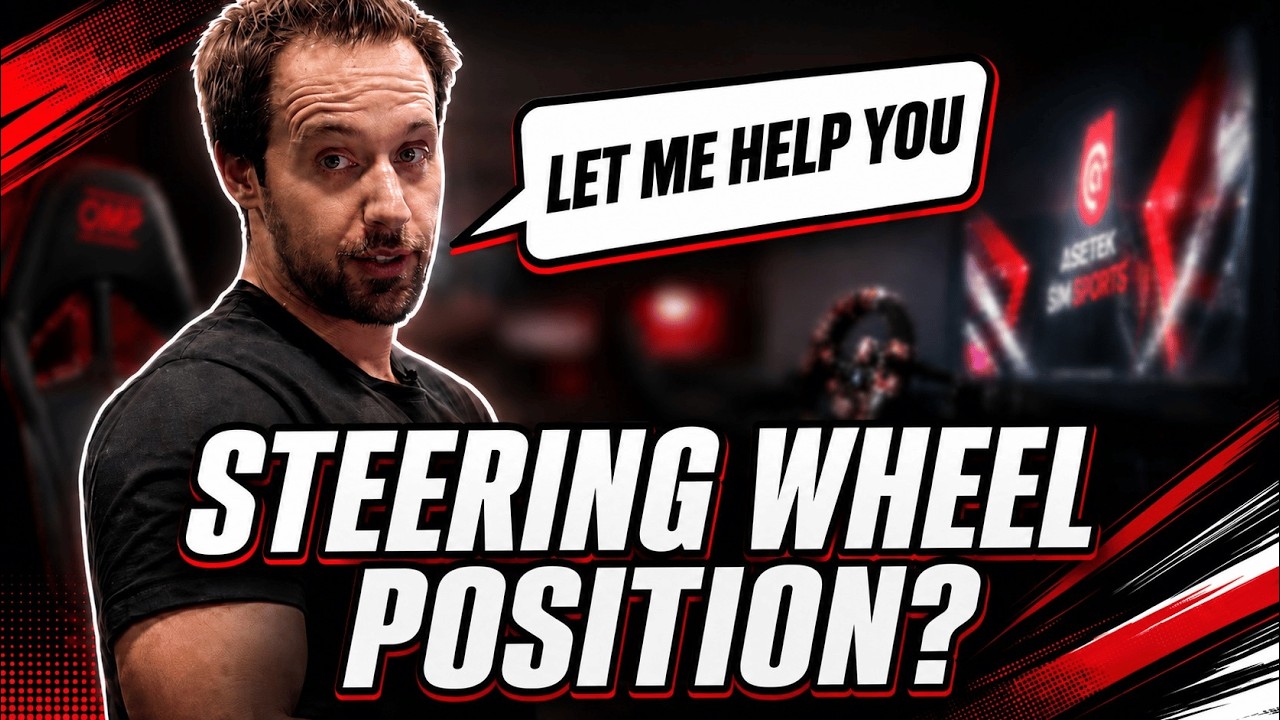 Sim Racing Ergonomics: How To Correctly Place Your Steering Wheel