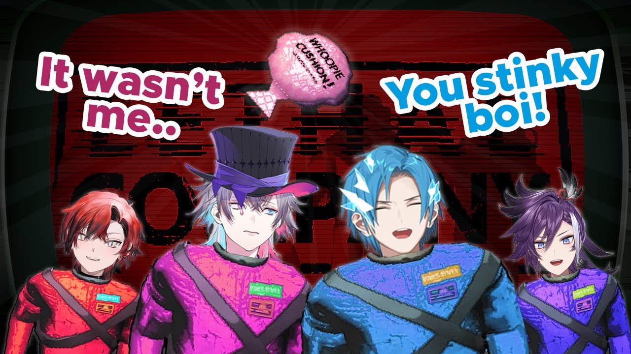 EPIC BATTLE of Whoopie Cushion Between Altare and Bettel in LETHAL COMPANY【Holostars EN】