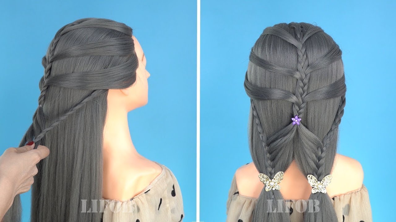New HairstyleTrends 2021 | Tutorial de penteado bonito para meninas | Penteados de beb&ecirc;
