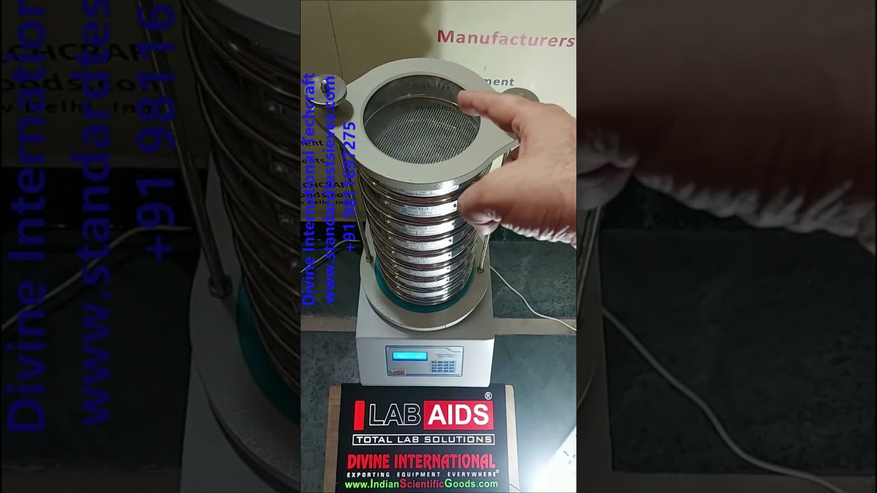 Electromagnetic Sieve Shaker for Better Sieving and Particle Size Analysis
