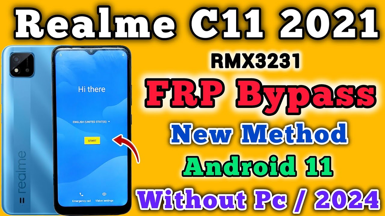 Realme C11 2021 FRP Bypass || Android 11 || Without Pc || RMX3231 || New Method || Youtube Update.