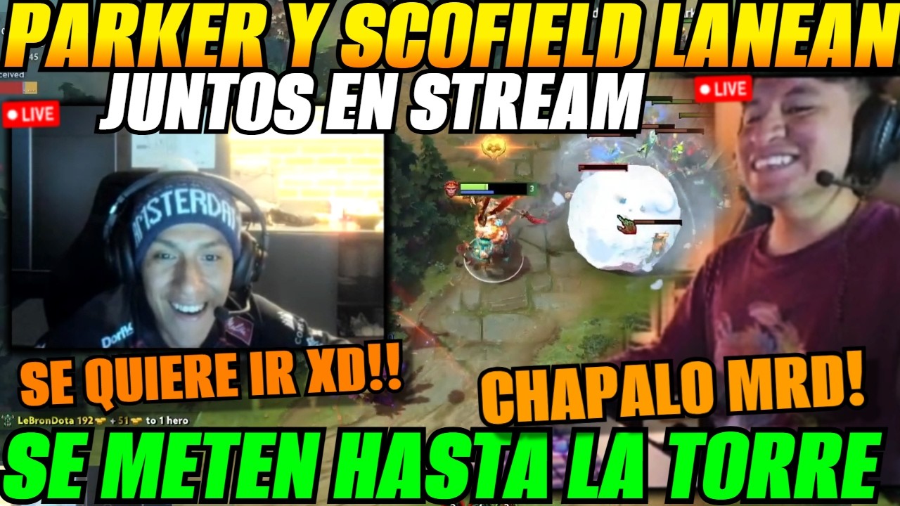 😲PARKER y SCOFIELD lanean juntos en stream ABVSAN DE EUROPEOS en linea😲