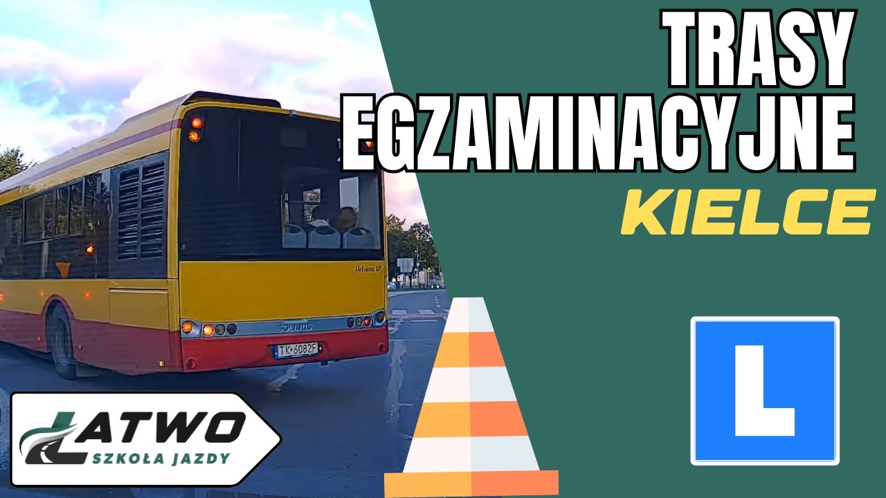 Nauka Jazdy Kielce - Trasa Egzaminacyjna - WORD Kielce  - Szkoła Jazdy ŁATWO