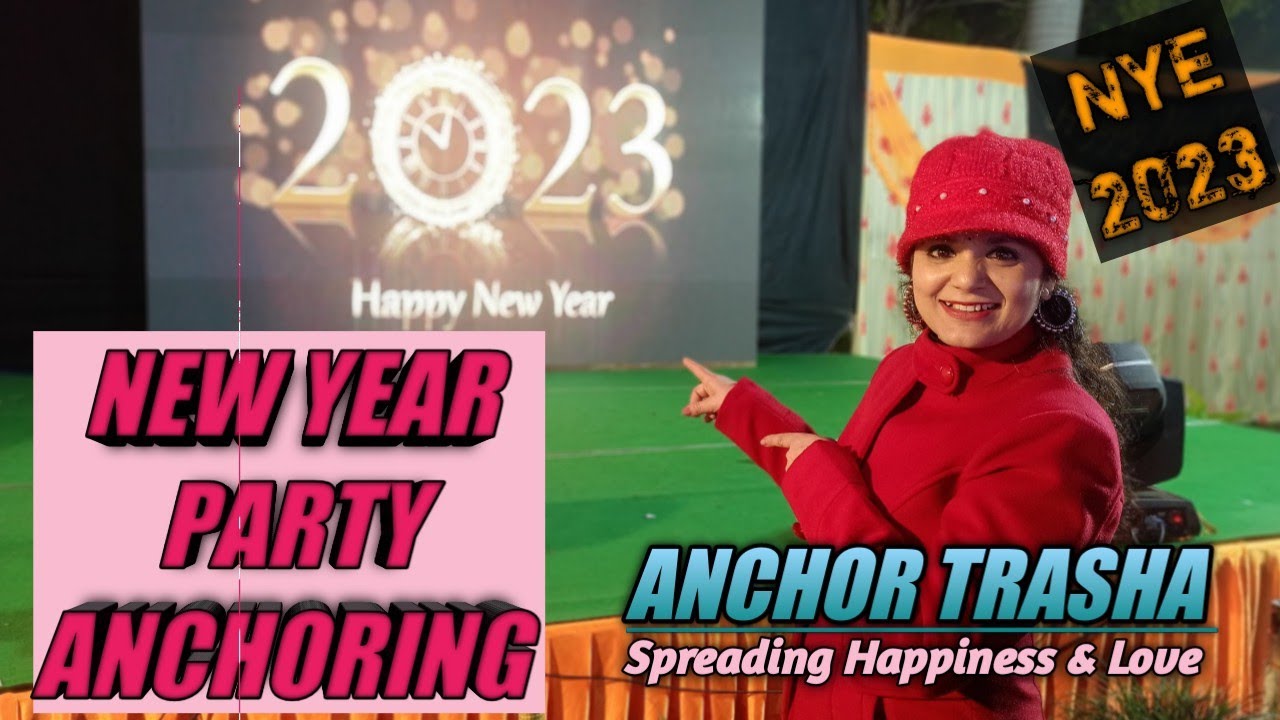 Anchoring For New Year Party |Hosting New Year Eve|Best New Year Party Anchoring|New Year Countdown