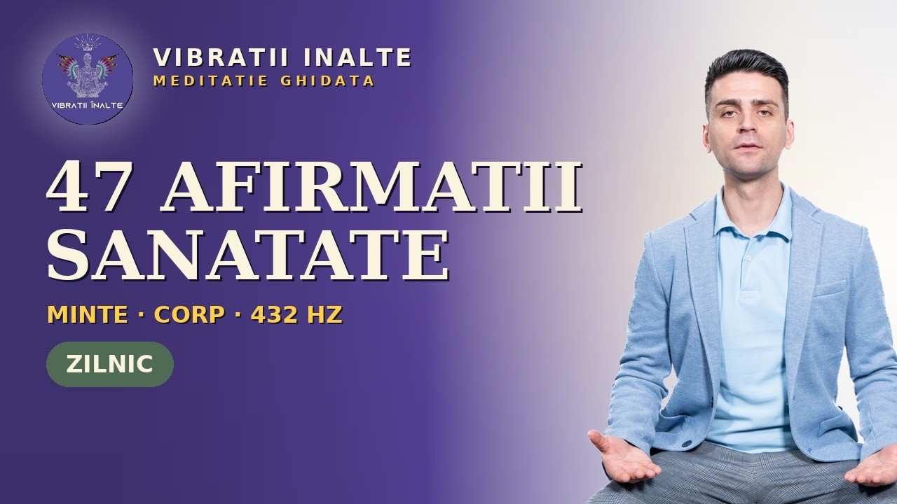 47 Afirmații pentru sănătate | #Vibrații_înalte | 432hz