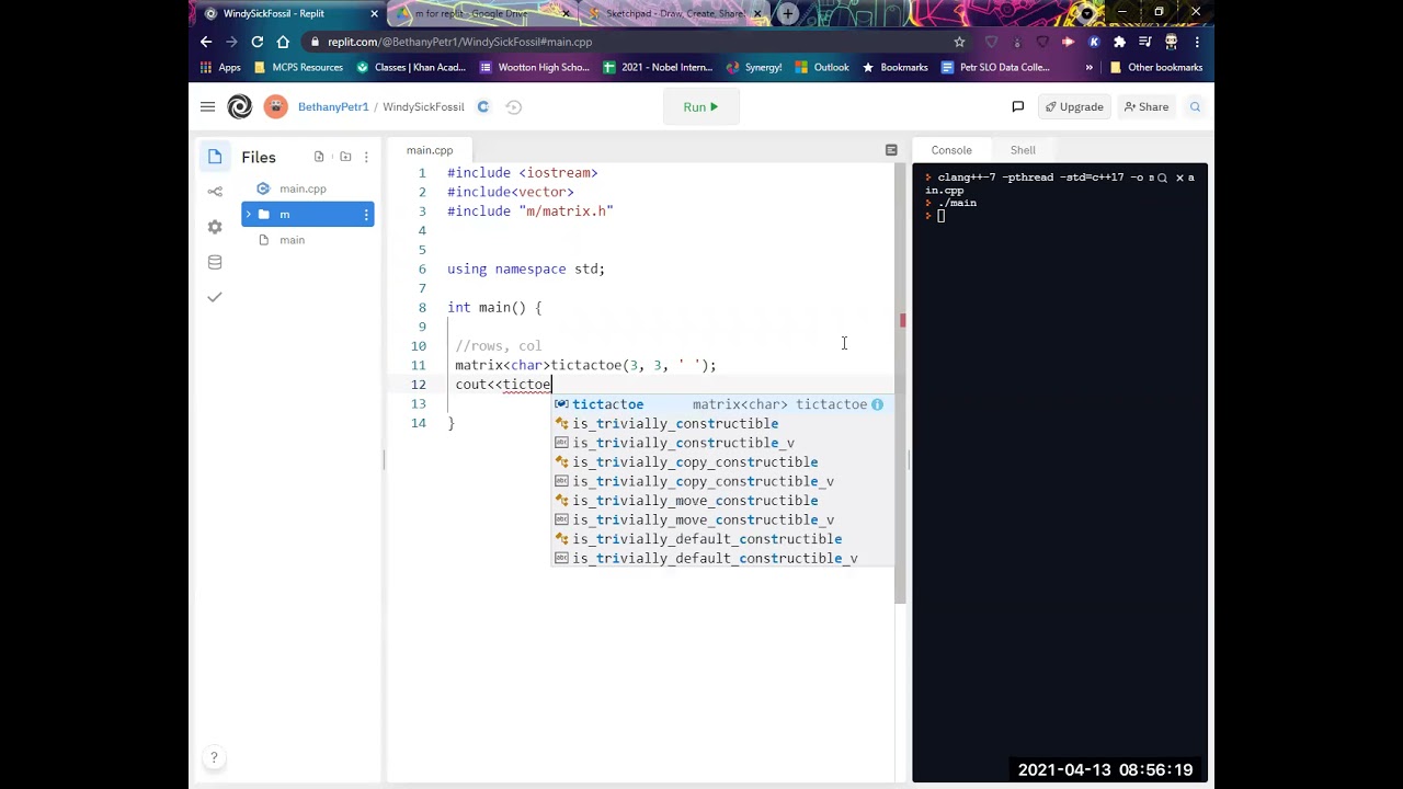 C++ Matrix