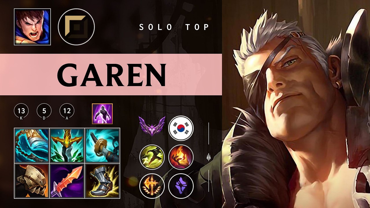 Garen Top vs Olaf - KR Master Patch 26.04