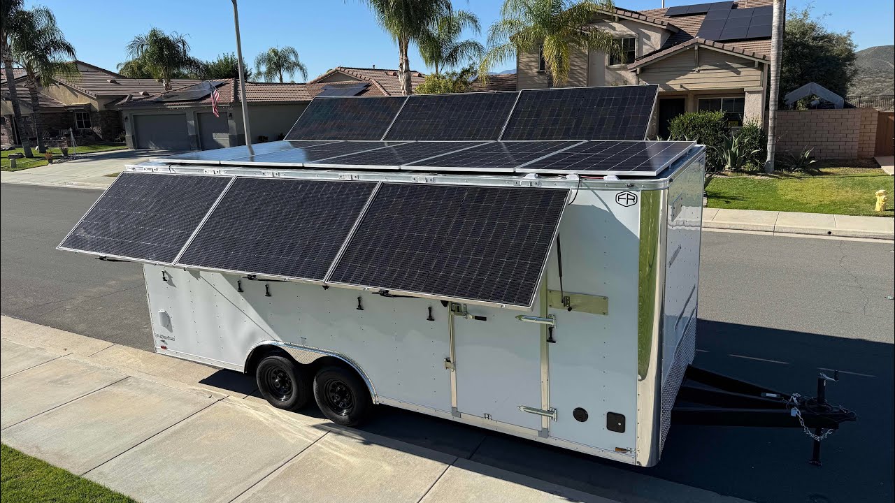 EcoTow Solar Trailer - 5.5kw - Off Grid Power