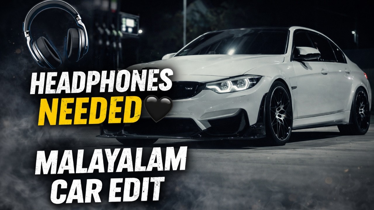 BMW x Kalyani x Parano 🔥 Goosebumps Malayalam Car Edit (HEADPHONES 🎧)