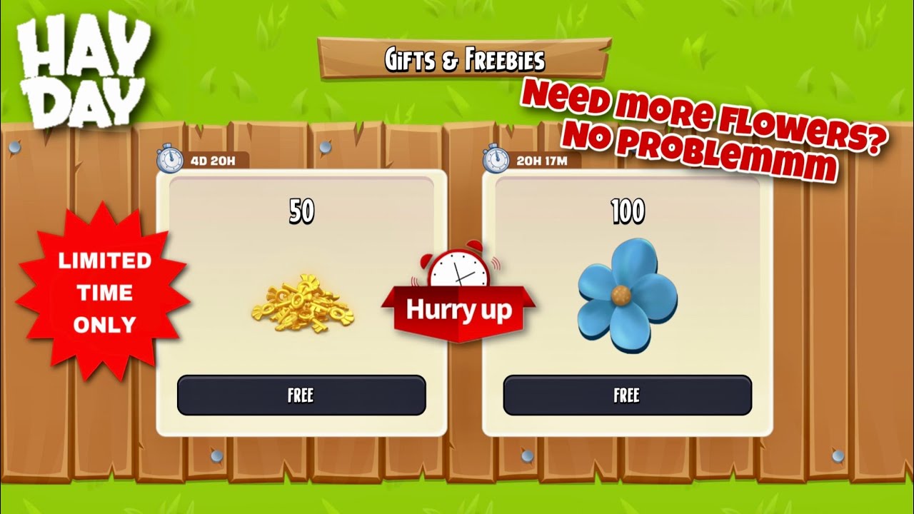 How to Get FREEBIES in HAY DAY right now!