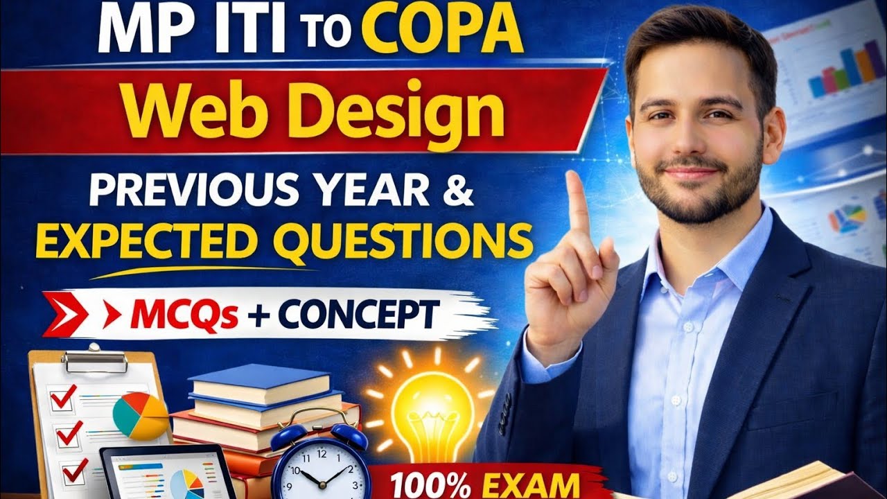 Web Design Expected MCQS | ITI Training Officer Important Questions | COPA Classes | ITI TO COPA