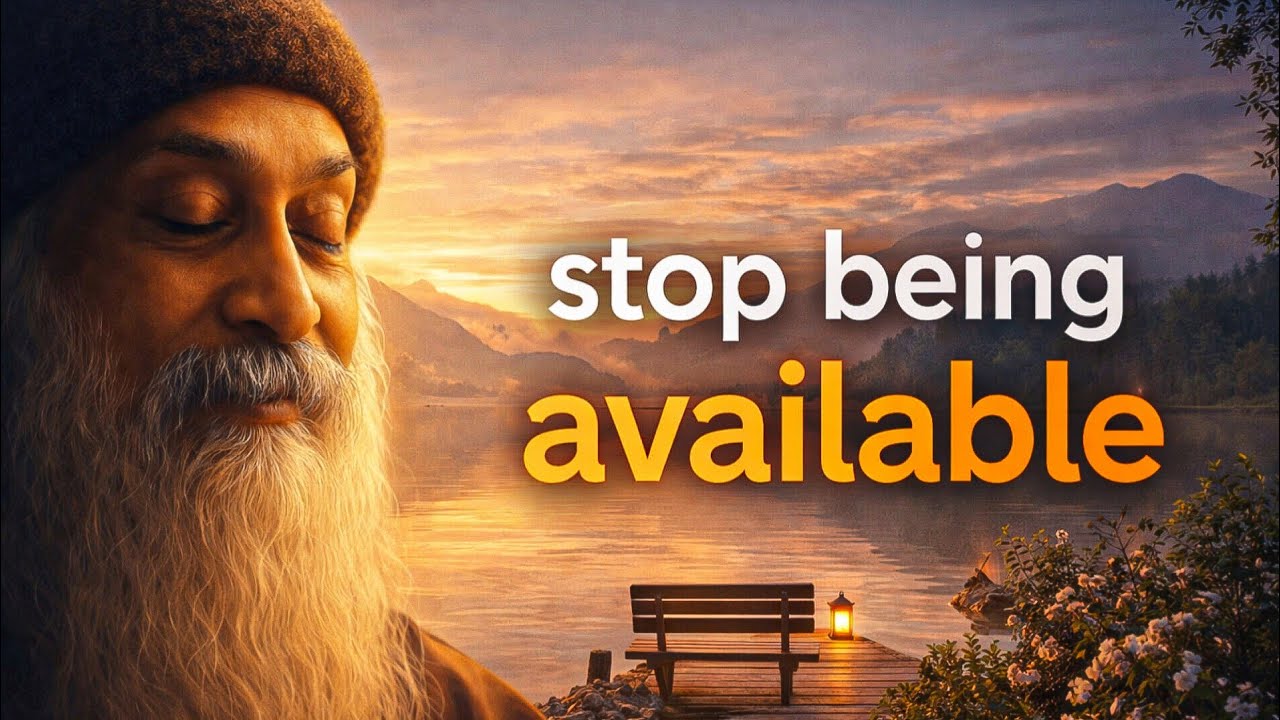 Stop being available all the time | That’s when your life begins to change: Acharya rajneesh 