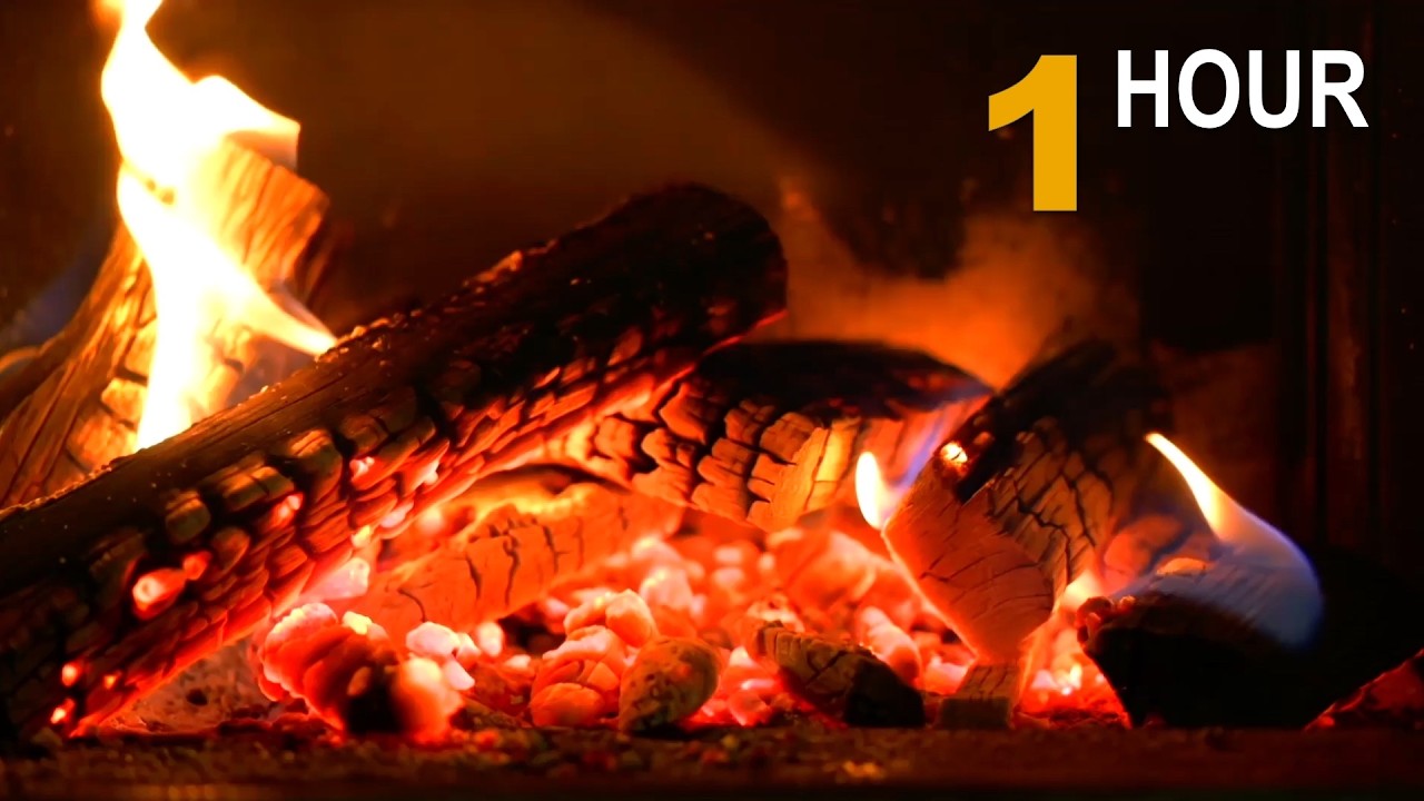 Hypnotic Fireplace 🔥 Ultra Close Fire Ambience for Deep Relaxation