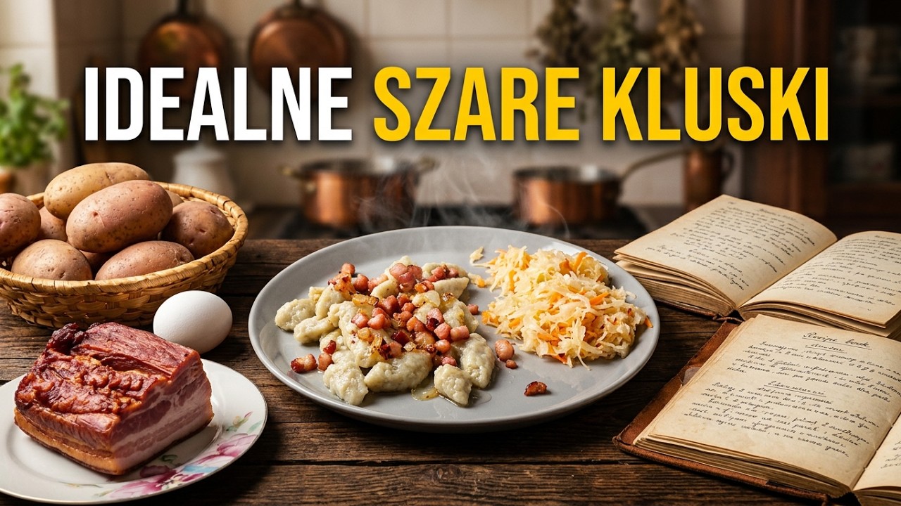 KLUSKI SZARE pyszne kluseczki - łatwe i szybkie - krok po kroku jak zrobić przepis z babci zeszytu