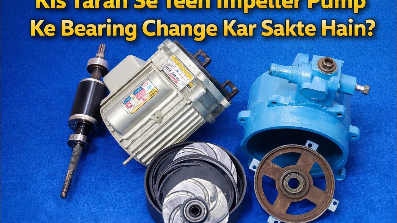 How to 3 impeller pump bearing replacement/tube well pump repair #3impellerpump