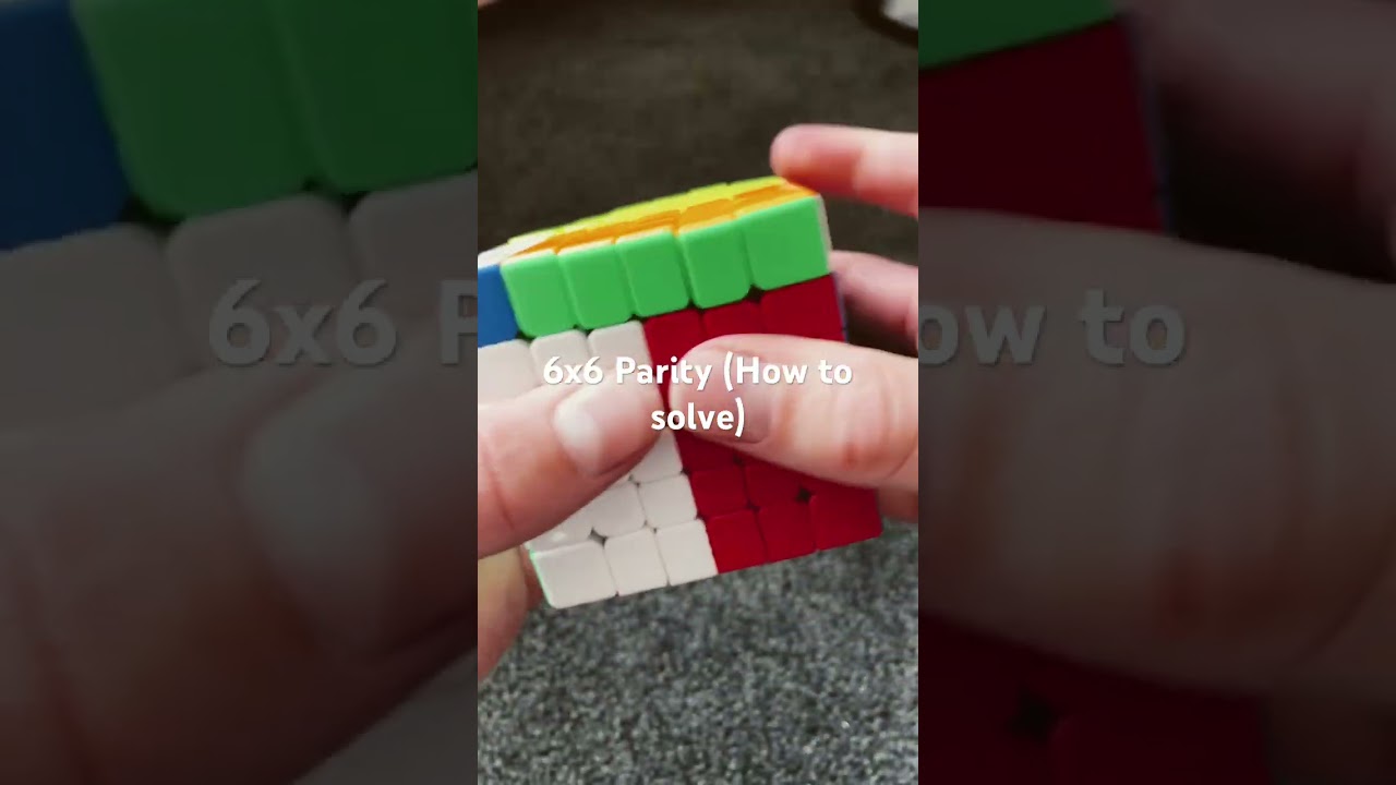 6x6 Parity (How to solve)