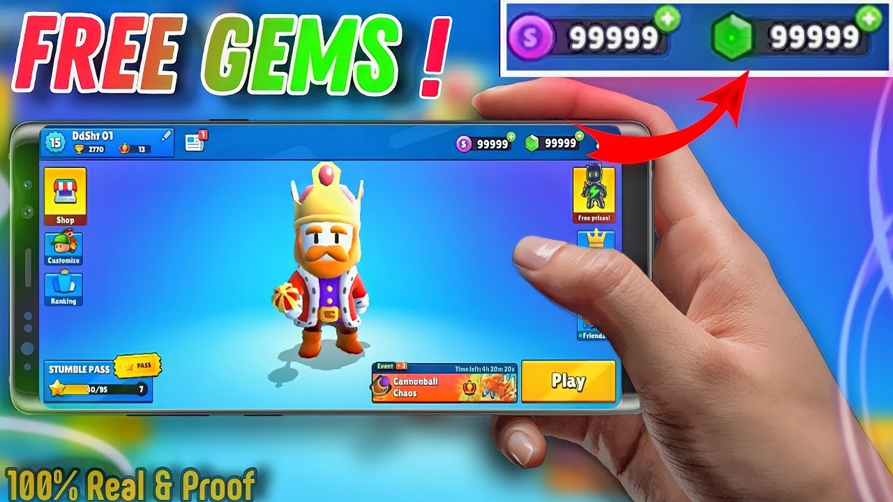 How to get Free Gems in Stumble Guys 💎 || Stumble guys hack !!