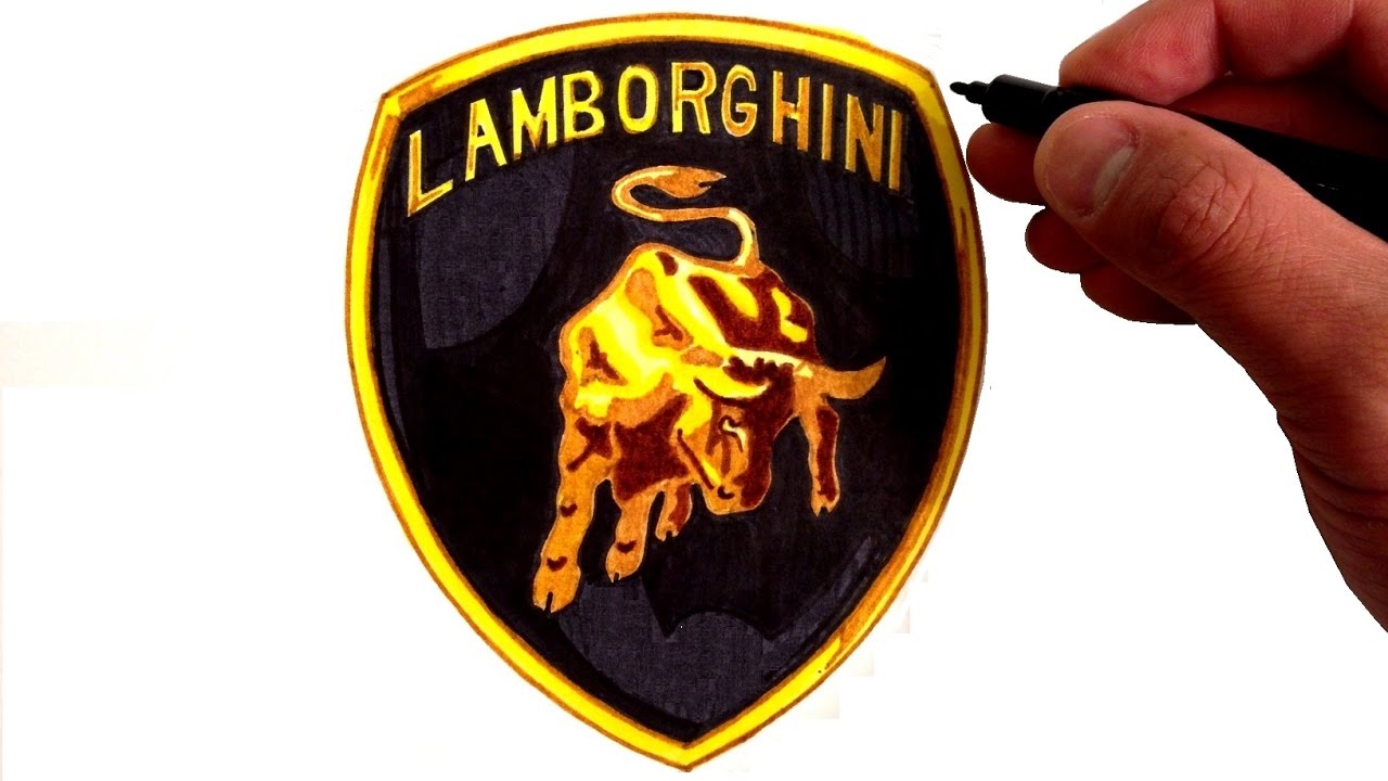 Как нарисовать логотип lamborghini