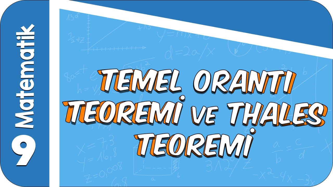 9. Sınıf Matematik: Temel Orantı ve Thales Teoremi #2022