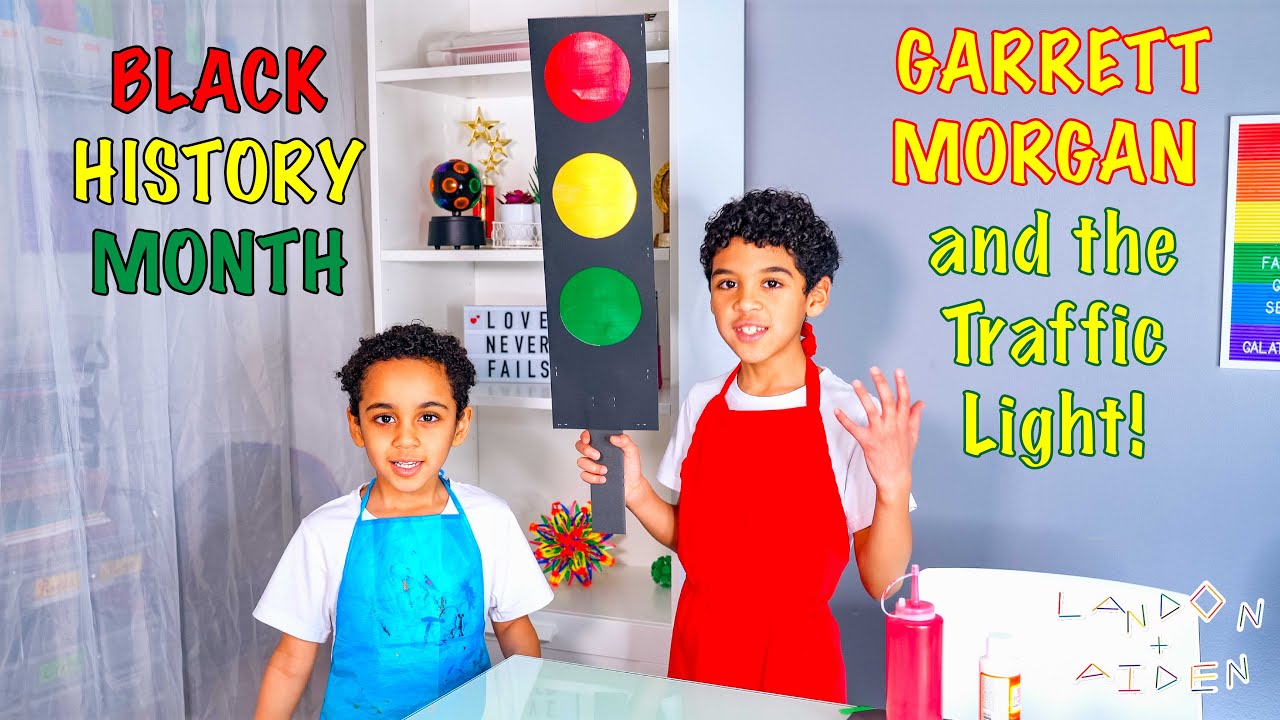 🚦 Black History for Kids: Garrett Morgan & The Traffic Light! 🚦