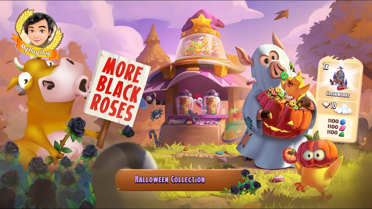 Unlock The Ghost Pig and Collect All Black Roses | #hayday