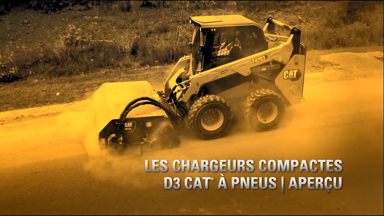 Les chargeurs compactes D3 Cat® à pneus | Aperçu